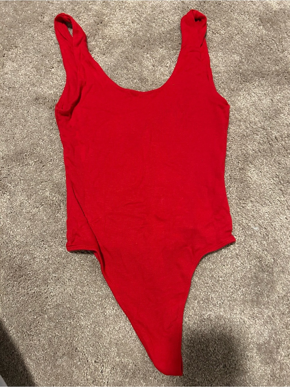 Babaton Red Tank body suit